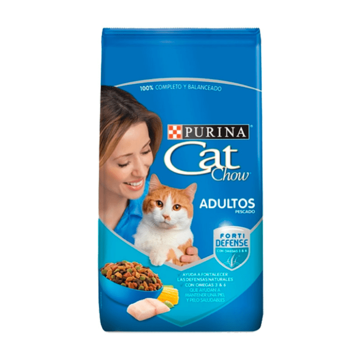 cat chow gato adulto de pescado