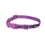 Collar Perro Li'l Pals Brillante Morado