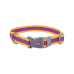 Collar Perro Pro Reflectivo Morado & Amarillo