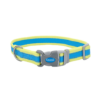 Collar Perro Pro Reflectivo Azul & Amarillo Neon