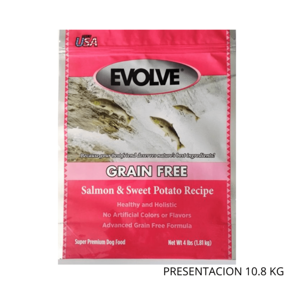 Evolve Grain Free Salmón Perro - Image 2