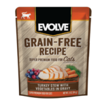 Puche para gato Evolve Grain Free Pouche Pavo Gato