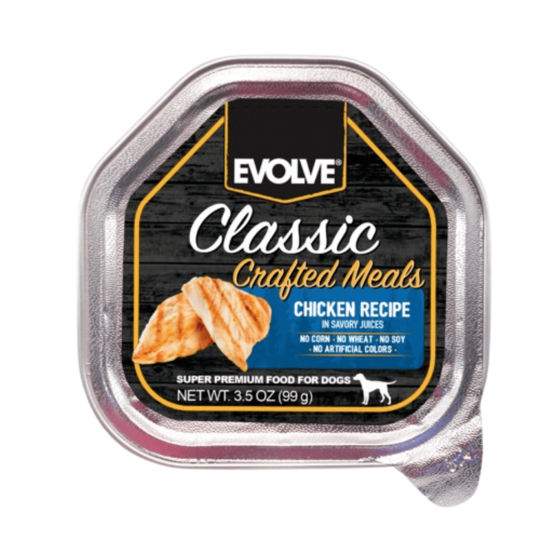 Evolve-Perro-Classic-Crafted-Meals-Pollo.png Evolve Perro Classic Crafted Meals Pollo - Image 1