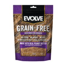 Evolve Perro Snack Grain Free Galletas De Mantequilla De Mani