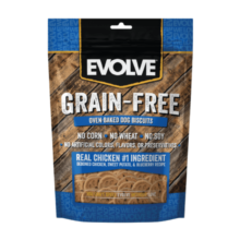 Evolve Perro Snack Grain Free Galletas De Pollo