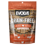 Snacks para perros Evolve sin cereales, cecina Pavo