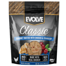 Evolve Perro Snacks Waffers Pollo