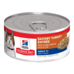 Hill's Science Diet Gato Adulto 7+Pavo Lata