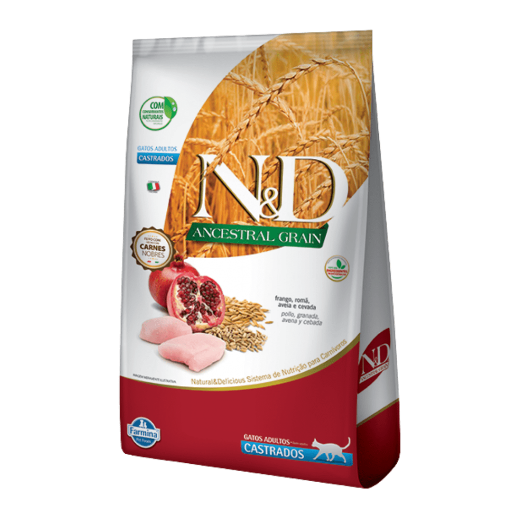 Concentrado N&D Ancestral Natural And Delicious Gato Castrado Frango