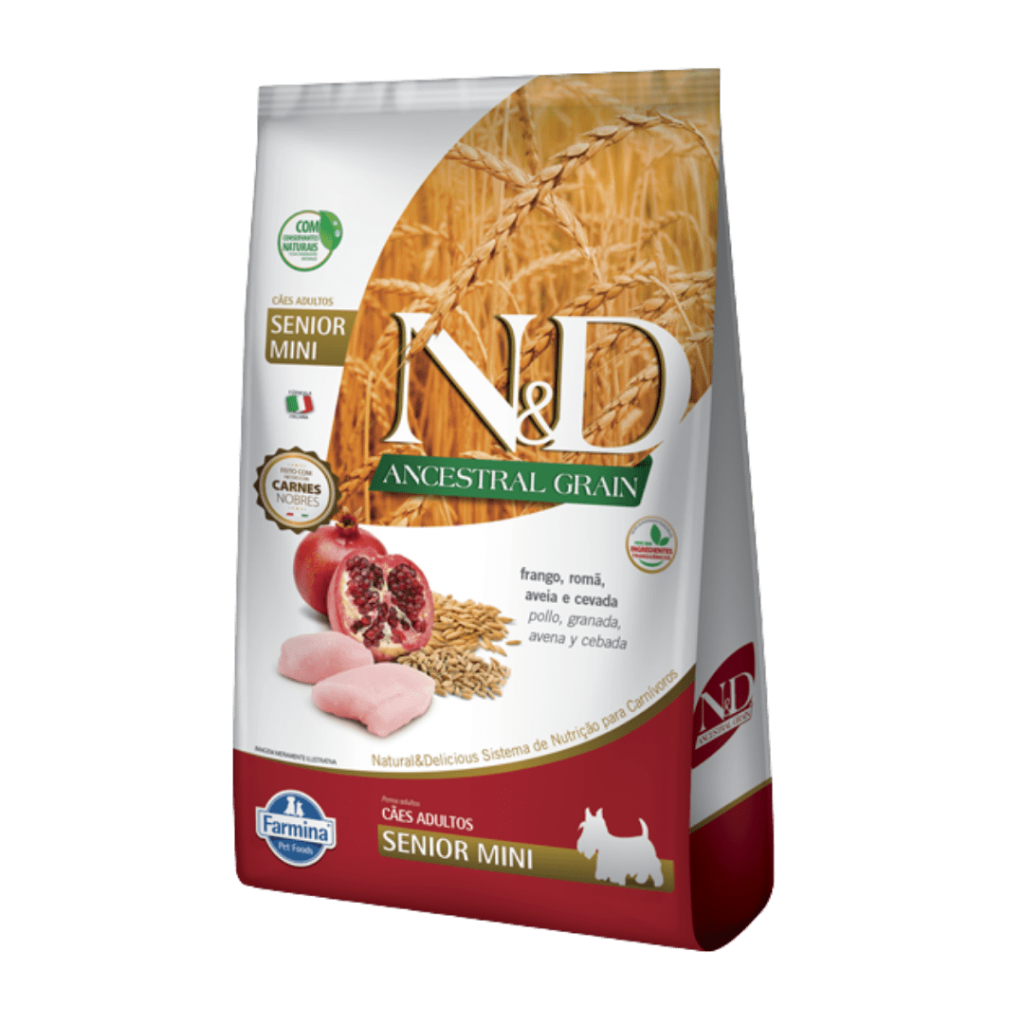Concentrado N&D Ancestral Natural And Delicious Perro Senior Mini
