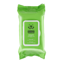 Wags & Wiggles Gato Pañitos Purify Manzana Verde Hipoalergenicos