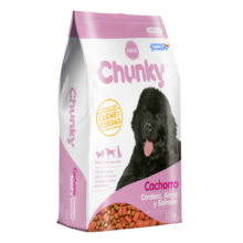 Chunky Perro Cachorros Cordero, Arroz y Salmón